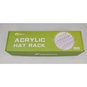 Hat Rack Stand Holder for Baseball Caps NEW 2 Pack Holds Up To 14 Hats